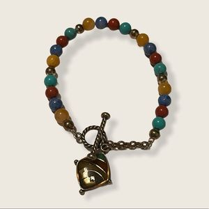 Sterling Silver Multi Colored stone Rare